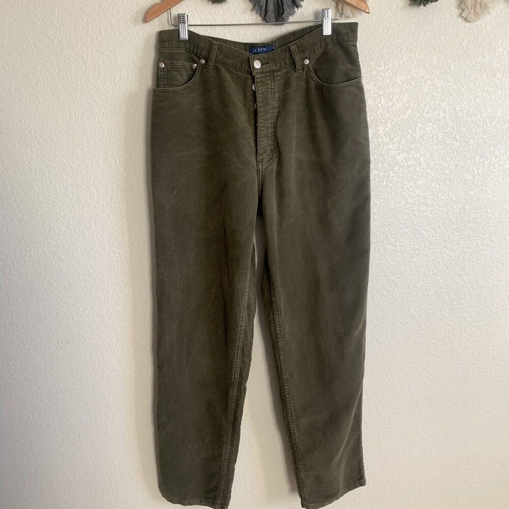J Crew Straight Pants Mens 34R Cotton
